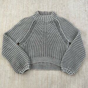 Free People Sweetheart Sweater Cotton Chunky Knit M